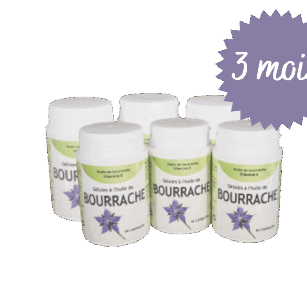 huile de bourrache cure 3 mois