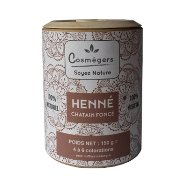 Henné Bio Chatain Foncé cheveux