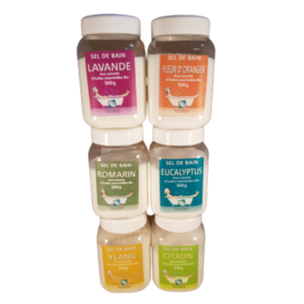 Sel de bains aux huiles essentielles