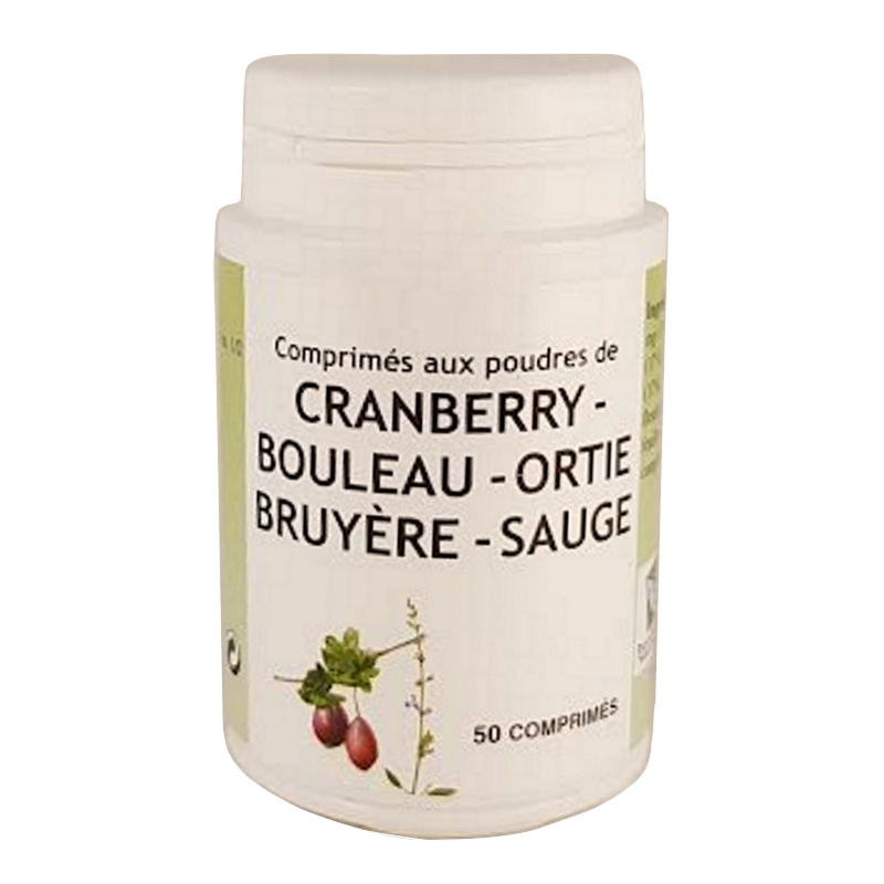 phytocontinence, cranberry, bouleau, ortie, bruyère, sauge
