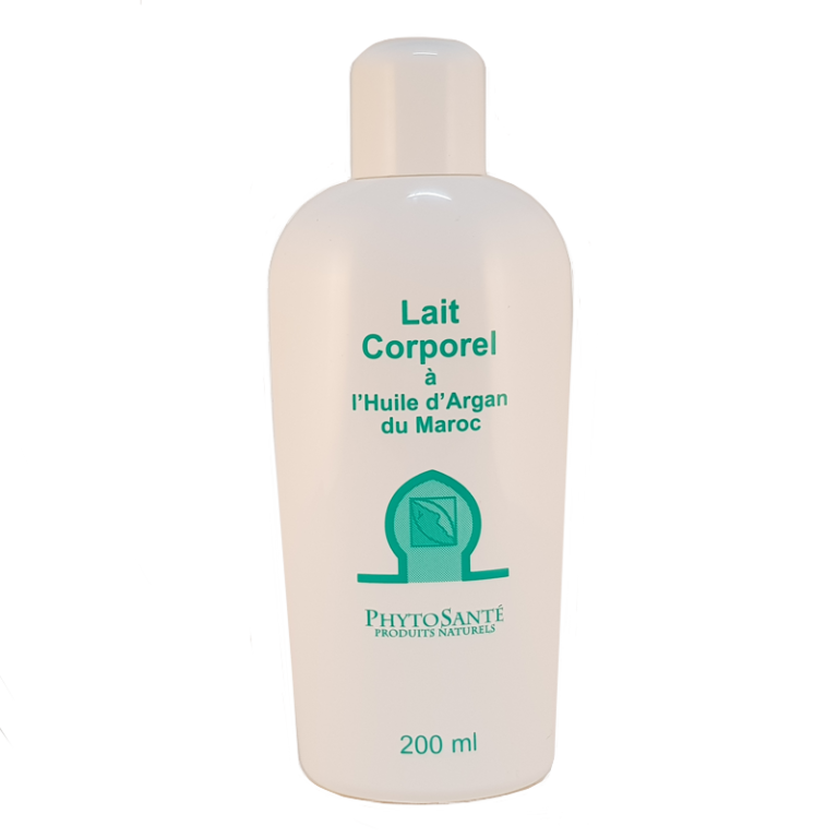 lait corporel à l'huile d'argan