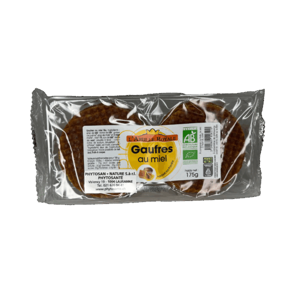 Gaufres au miel d'Oranger Bio