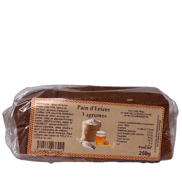 pain d'épices 3 agrumes