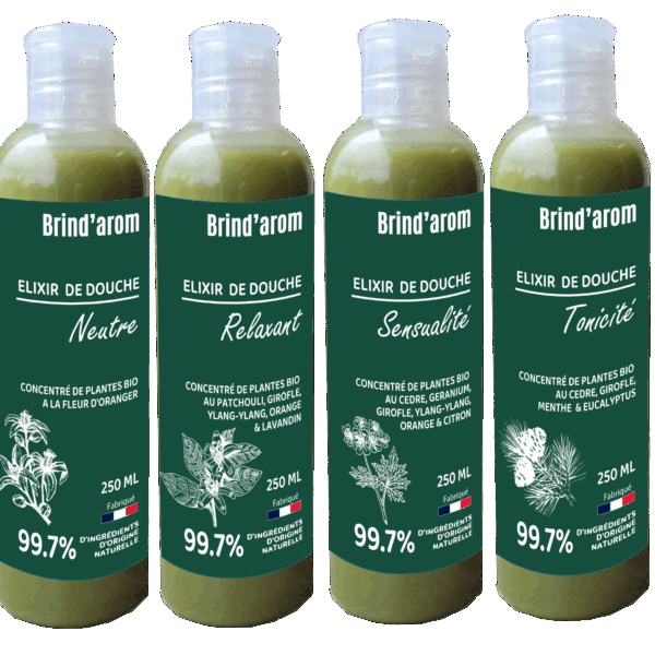 Elixir douche Sensualité au savon Noir bio